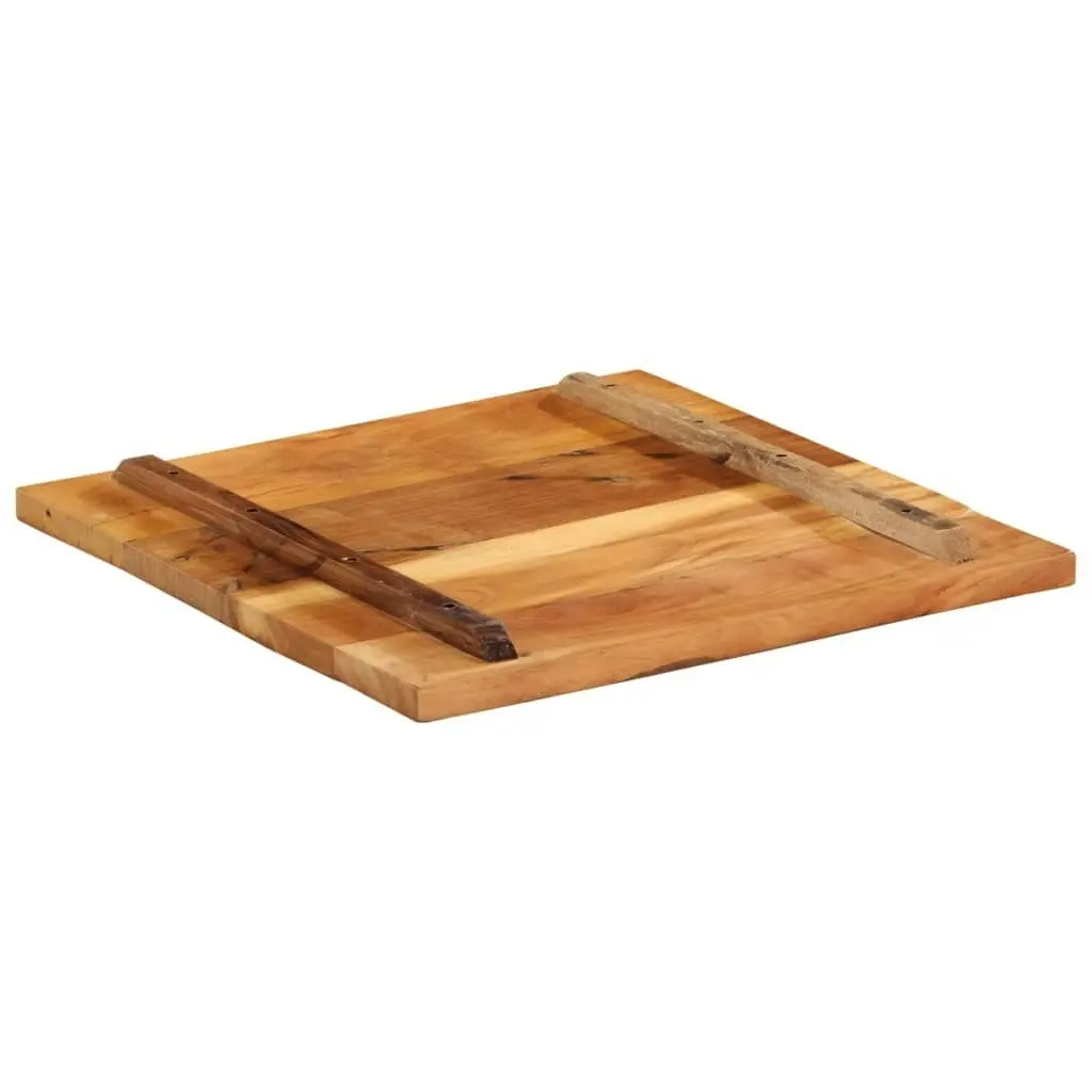 Square Table Top 60x60 cm 25-27 mm Solid Wood Reclaimed 286052