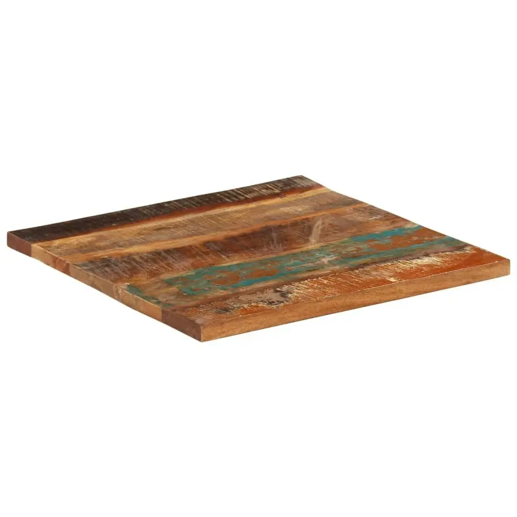 Square Table Top 60x60 cm 25-27 mm Solid Wood Reclaimed 286052