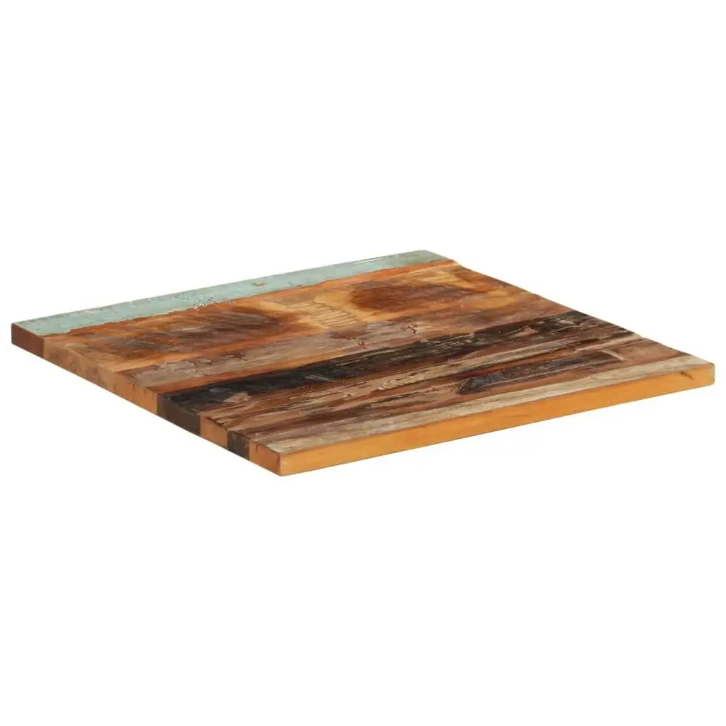 Square Table Top 60x60 cm 25-27 mm Solid Wood Reclaimed 286052