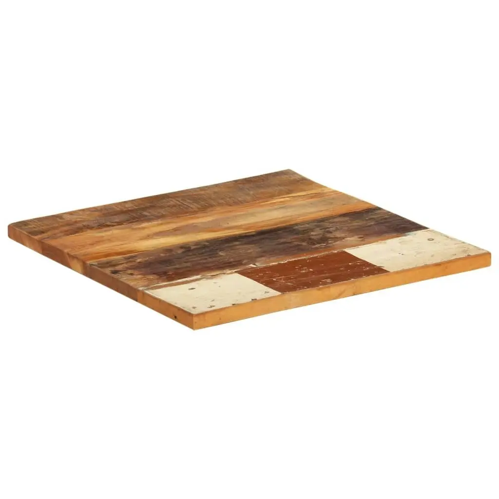 Square Table Top 60x60 cm 25-27 mm Solid Wood Reclaimed 286052