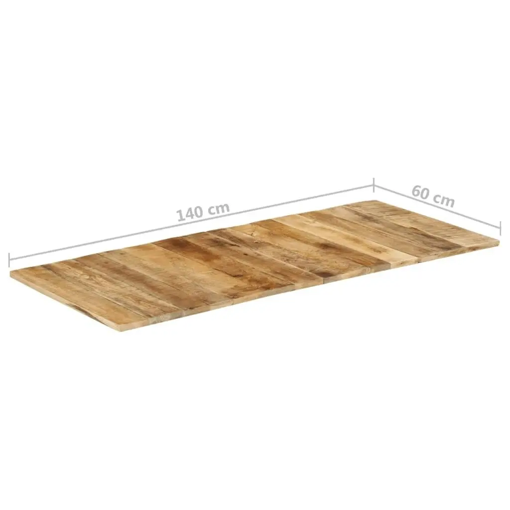 Table Top Solid Mango Wood 15-16 mm 140x60 cm 286015