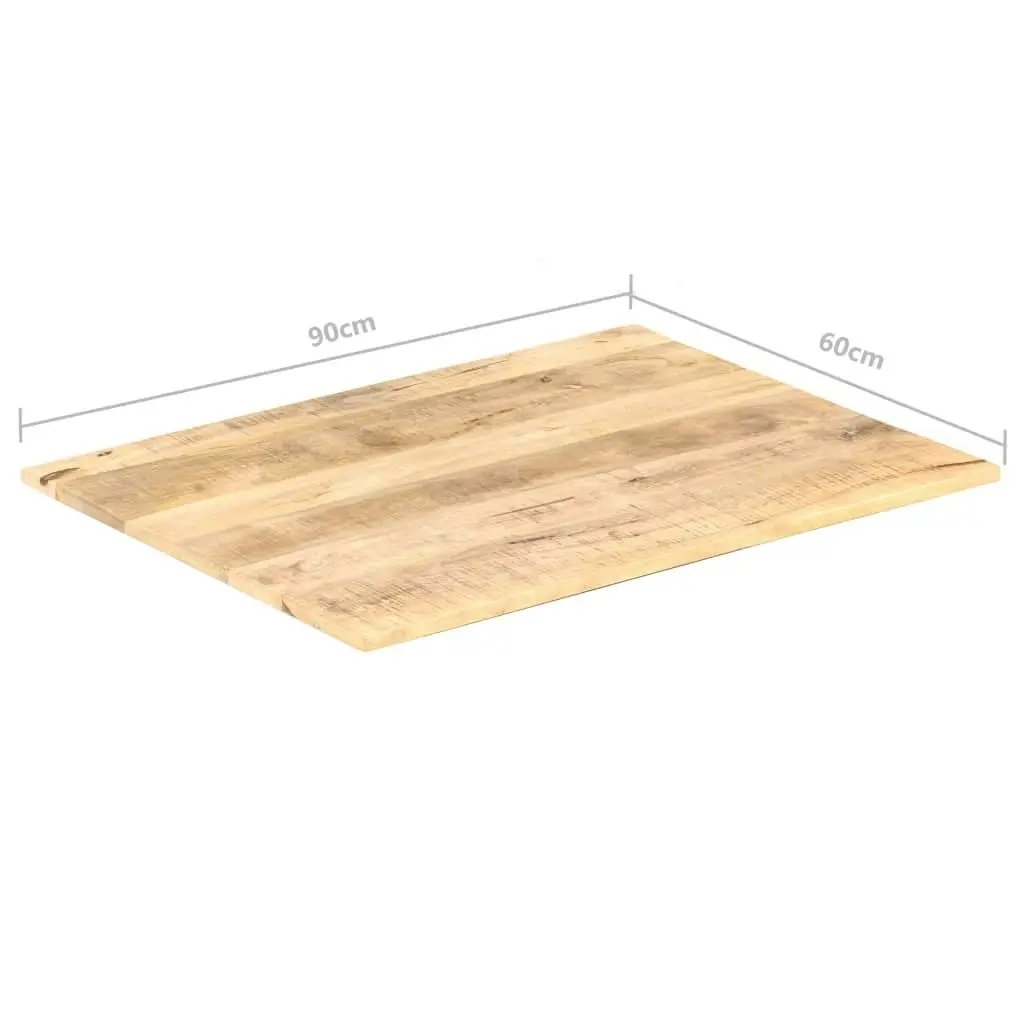 Table Top Solid Wood Mango 15-16 mm 90x60 cm 286012