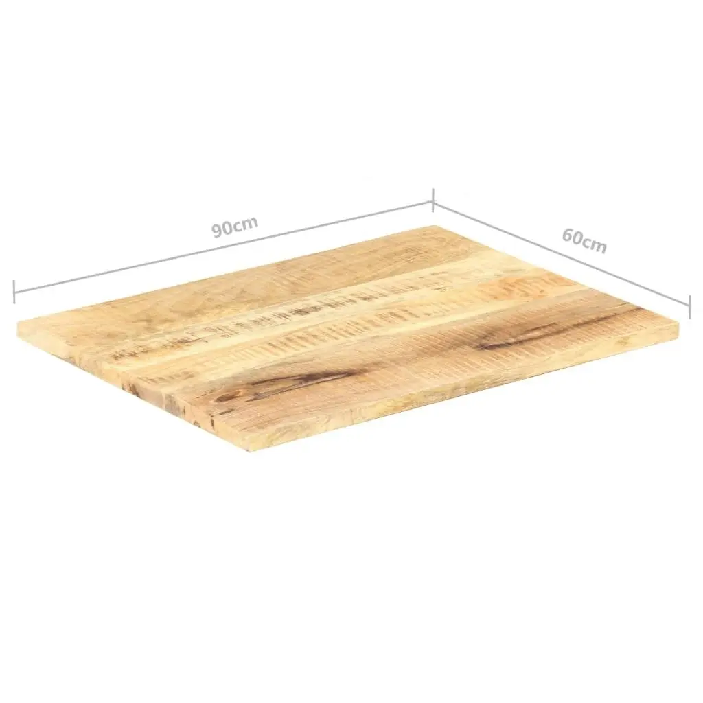 Table Top Solid Wood Mango 25-27 mm 90x60 cm 286023