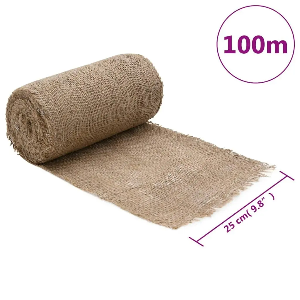 Jute Roll 0.25x100 m 100% Jute 200 gsm 155794