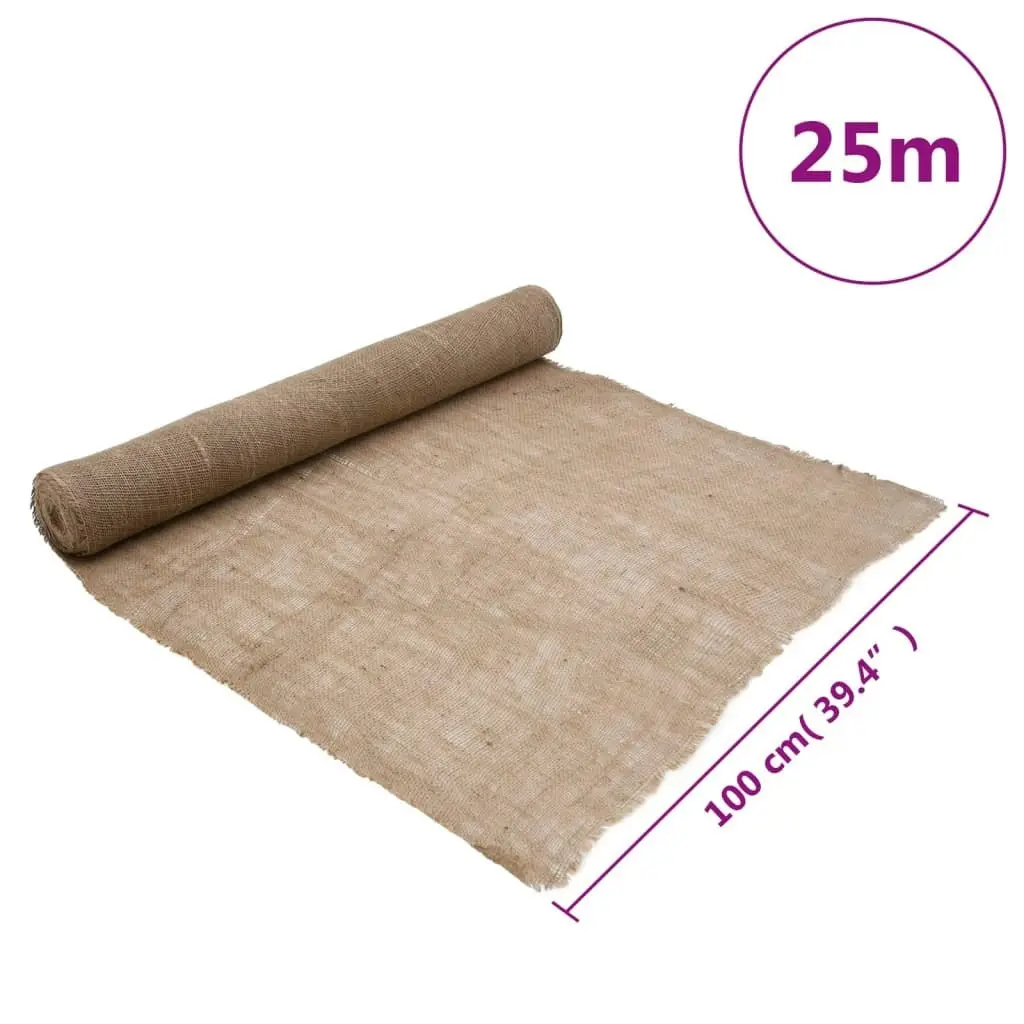 Jute Roll 1x25 m 100% Jute 200 gsm 155803