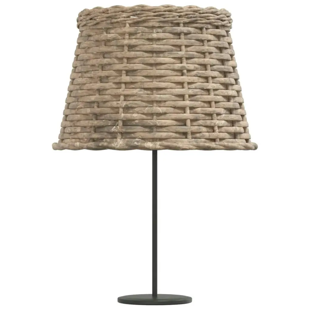 Lamp Shade Brown ??25x17 cm Wicker 364390