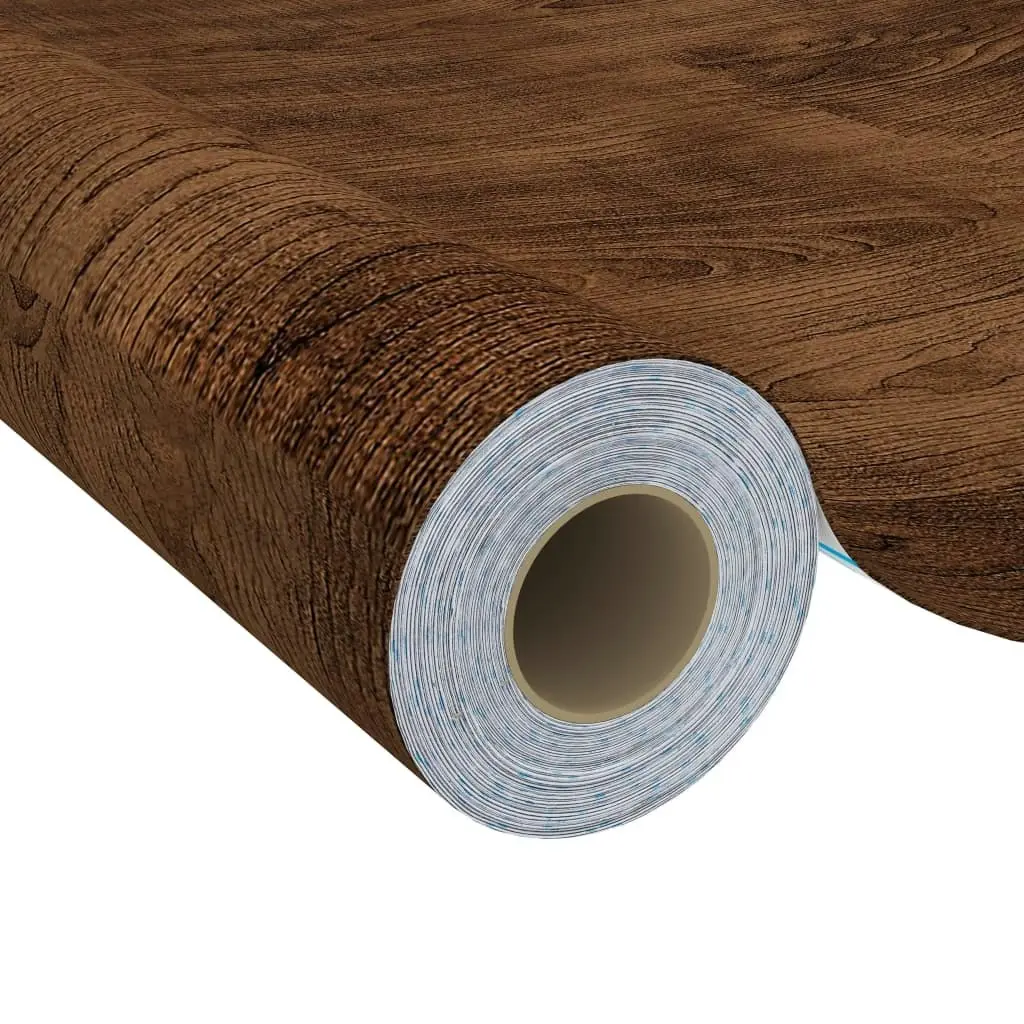 Self-adhesive Furniture Film Dark Oak 500x90 cm PVC 146117