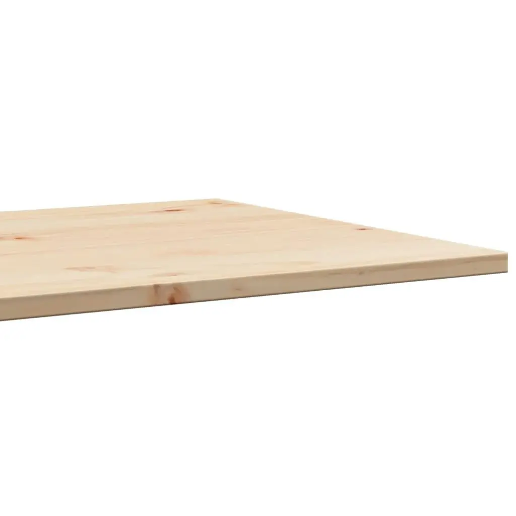 Table Top 100x50x1.7 cm Rectangular Solid Wood Pine 847417