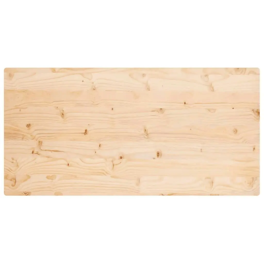 Table Top 100x50x2.5 cm Solid Wood Pine Rectangular 824405