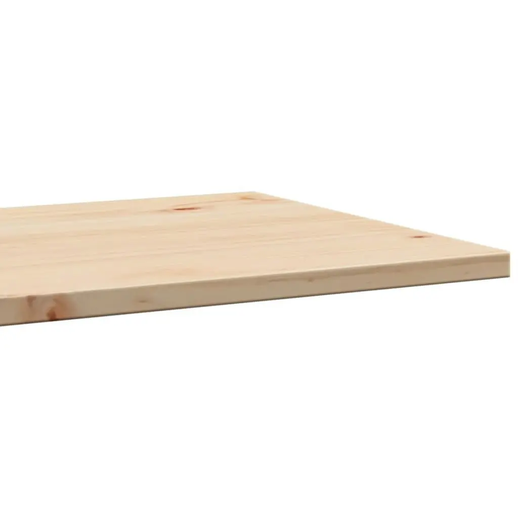 Table Top 40x40x1.7 cm Square Solid Wood Pine 847409