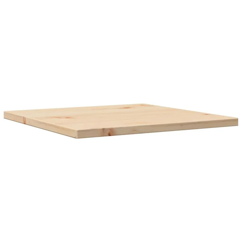 Table Top 40x40x1.7 cm Square Solid Wood Pine 847409