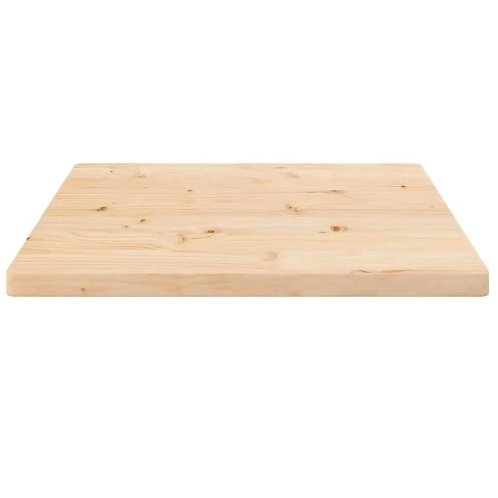 Table Top 40x40x2.5 cm Solid Wood Pine Square 824370