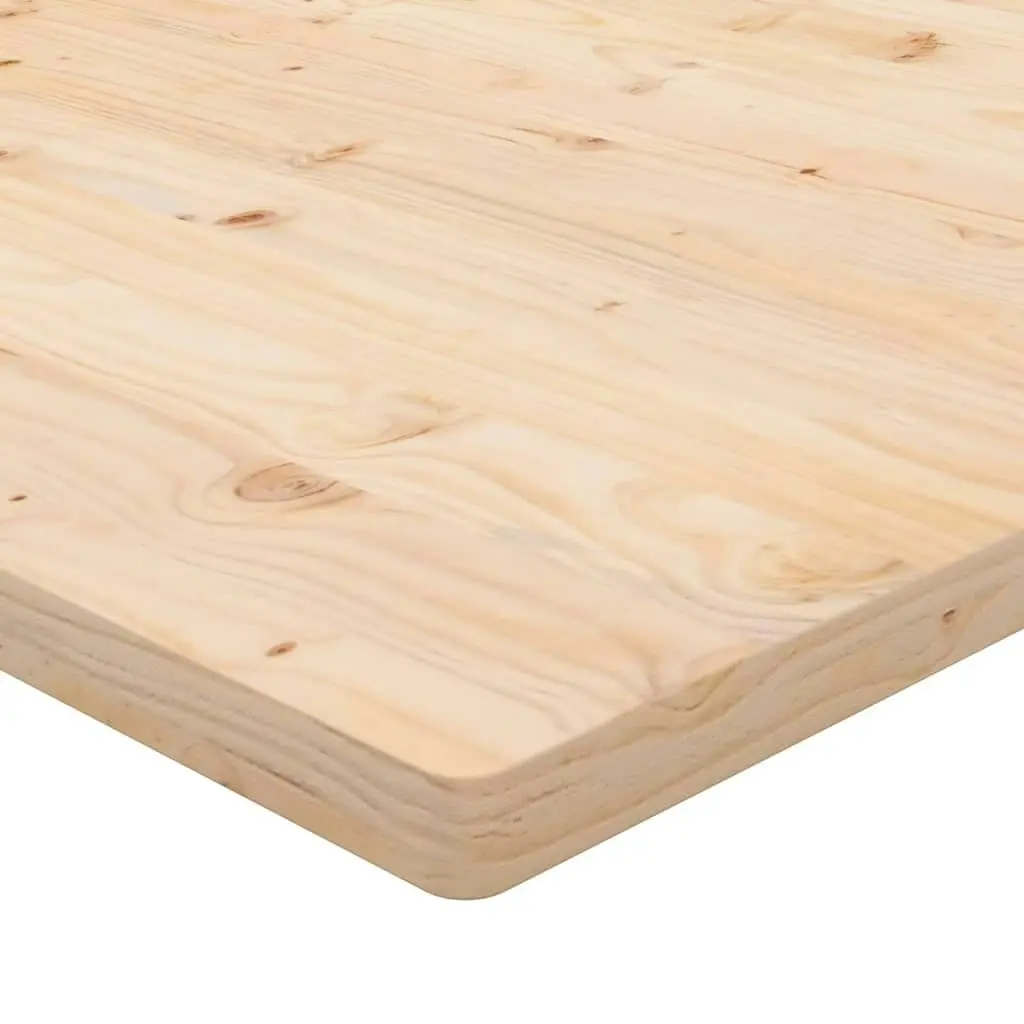 Table Top 40x40x2.5 cm Solid Wood Pine Square 824370