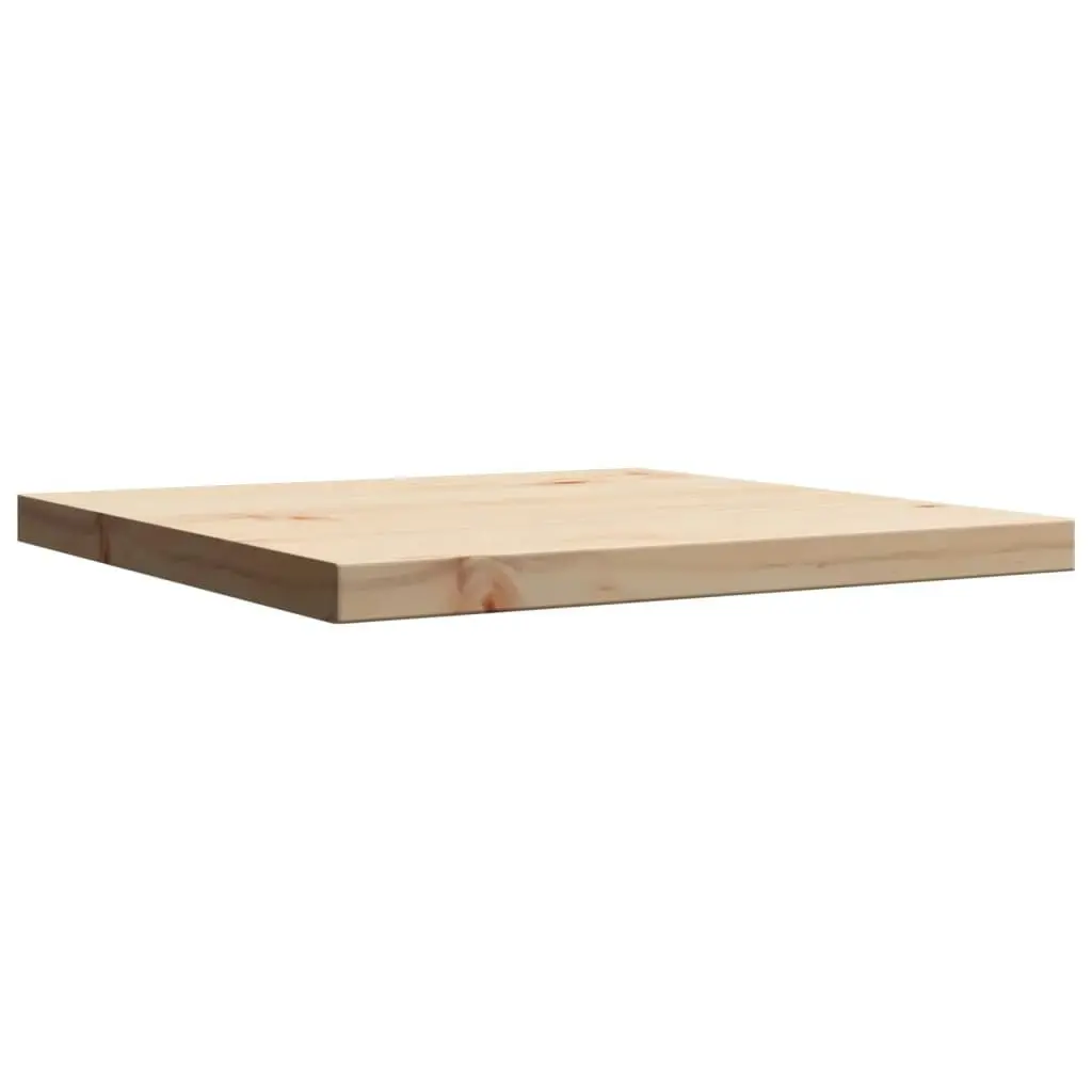 Table Top 40x40x2.5 cm Square Solid Wood Pine 847423