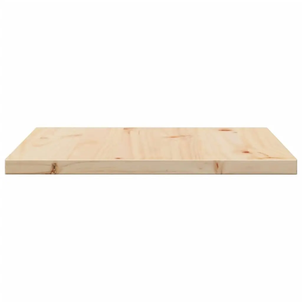 Table Top 50x50x2.5 cm Square Solid Wood Pine 847424