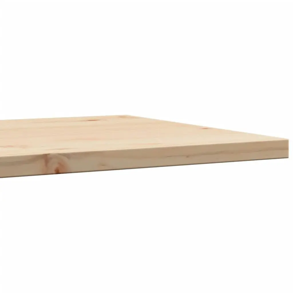 Table Top 50x50x2.5 cm Square Solid Wood Pine 847424