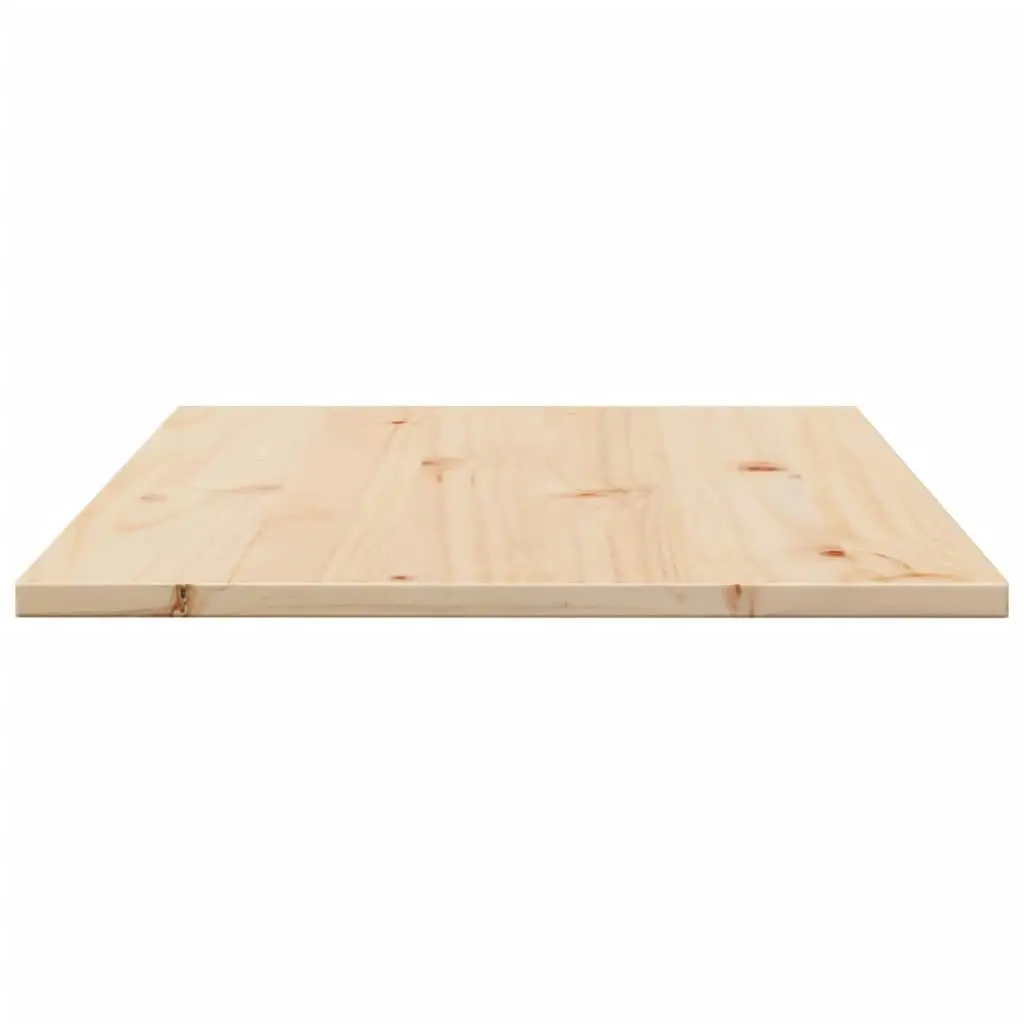 Table Top 80x50x1.7 cm Rectangular Solid Wood Pine 847413