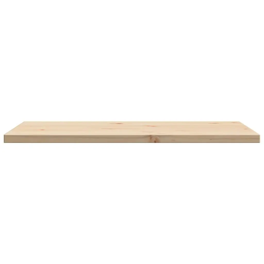 Table Top 80x50x2.5 cm Rectangular Solid Wood Pine 847427