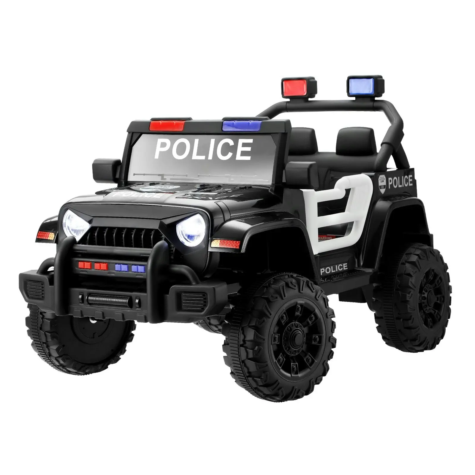 Mazam Kids Ride On Car Police 12V Electric Toy Remote Control