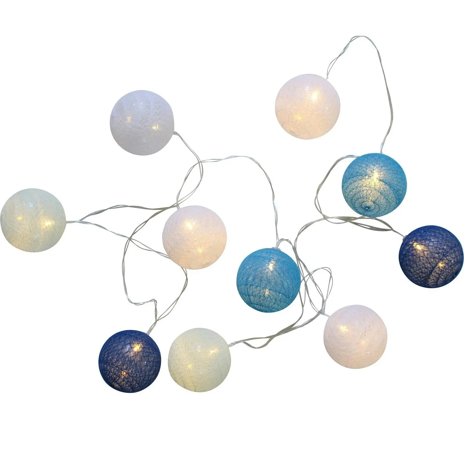 4x LVD LED 2m String 10 Lights Blues Home/Nursery Decor Children/Baby Blue