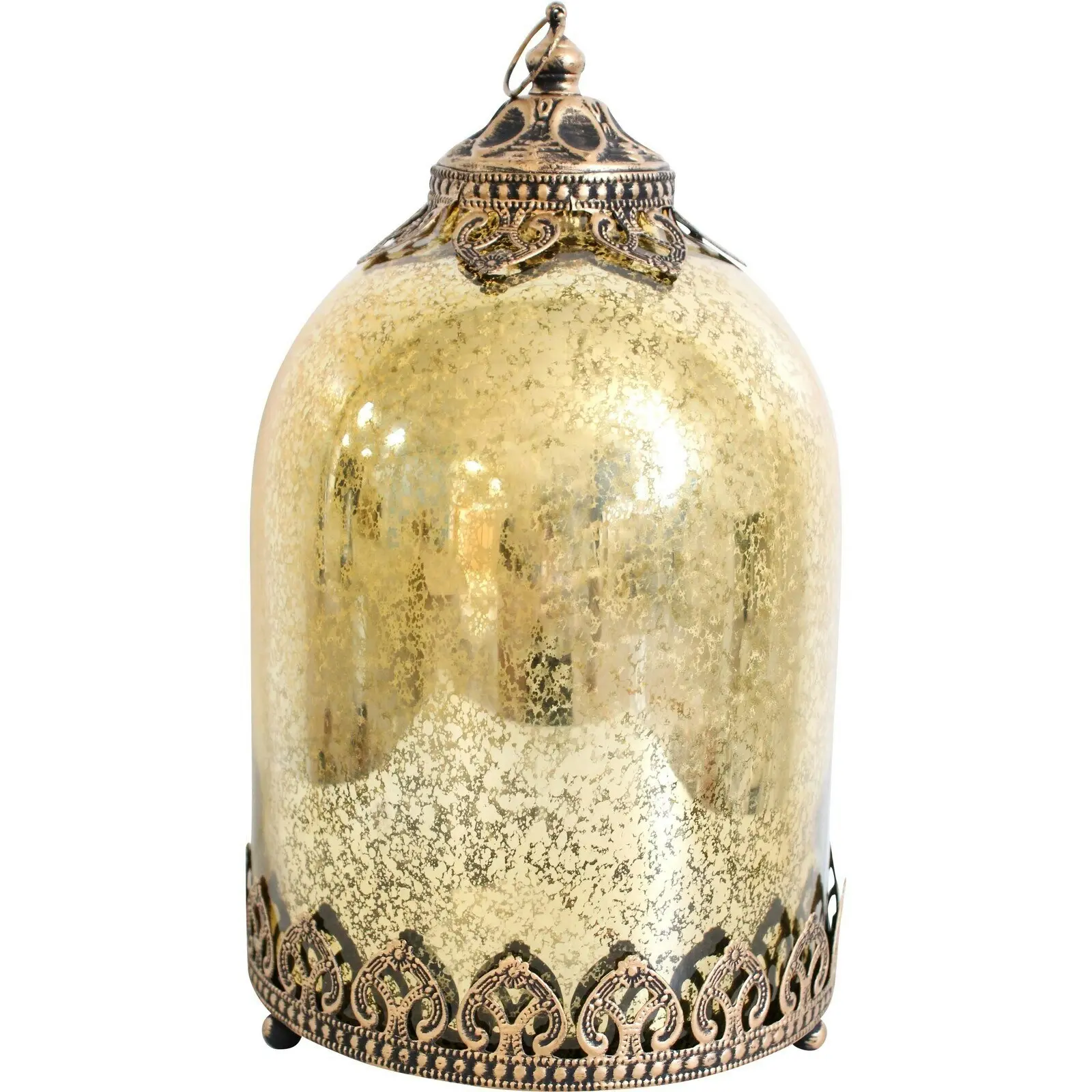 2x LVD Lantern LED Persian X-Large Gold Decorative Lighting Tabletop Home Decor