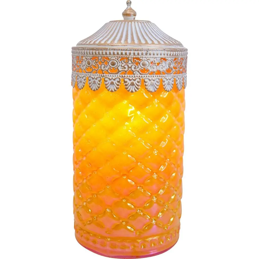 2x LVD Lantern LED X-Large Vetti Decorative Lighting Tabletop 20cm Home Decor