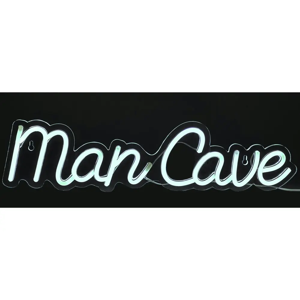 Gibson Gifts Man Cave LED Neon Light Wall Sign Home/Room 45cm Hanging Decor