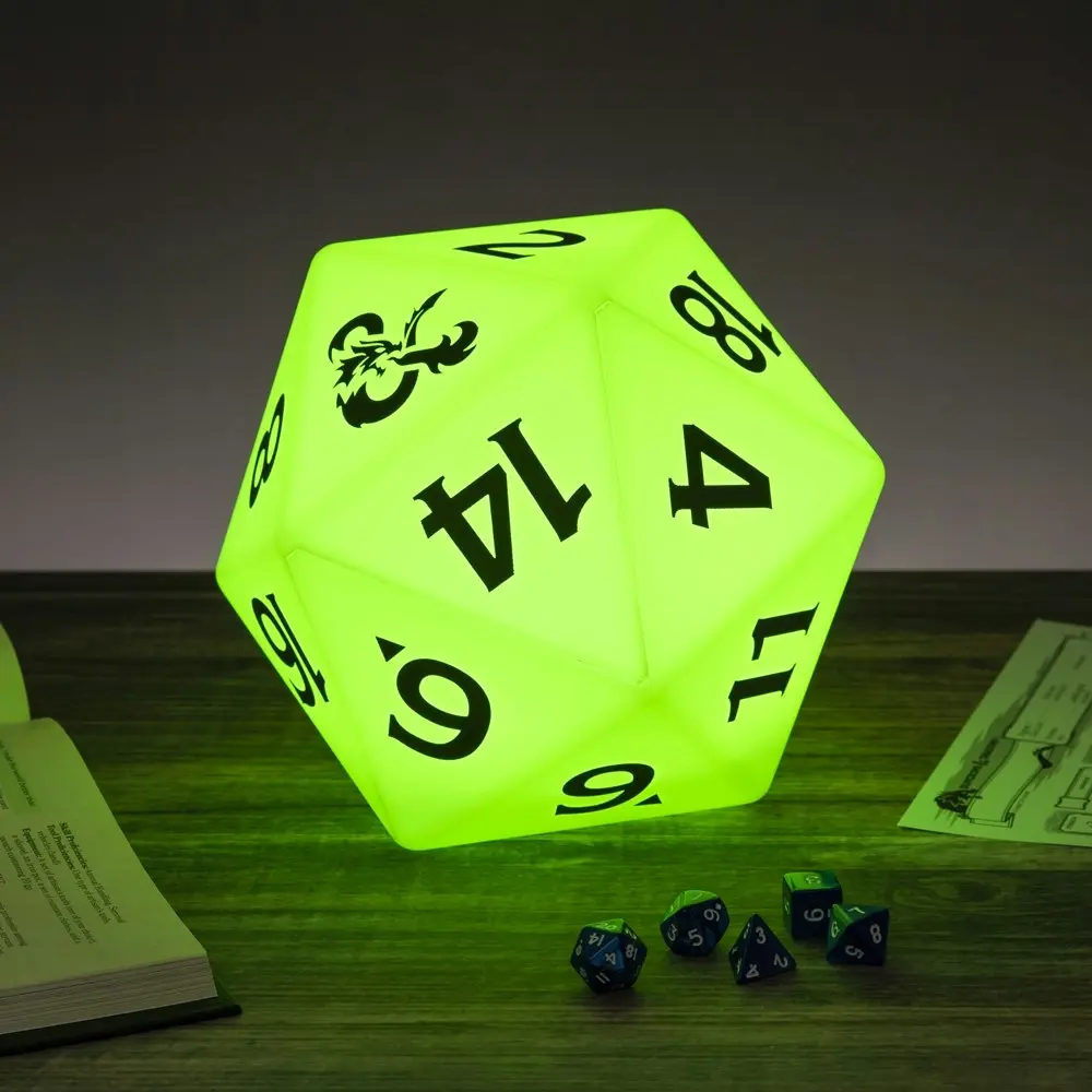 Dungeons & Dragons D20 Colour Changing Mood Light Home/Room Night Lamp 18cm