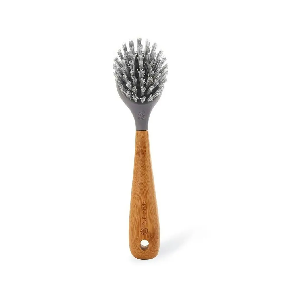 2x Full Circle Tenacious C Cast Iron Cleaning Brush w/ Scraper Home Cleaner Grey