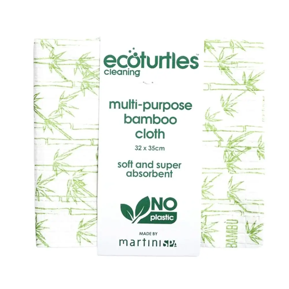 24x Eco Turtles Multipurpose Ultra-Strength Bamboo Cloth Bathroom Cleaning