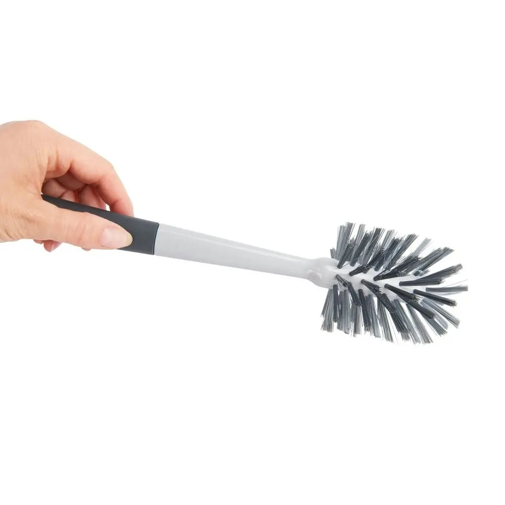 6x MasterCraft Long-Handle Bottle Brush Dishwashing Kitchen Cleaner 32cm Grey