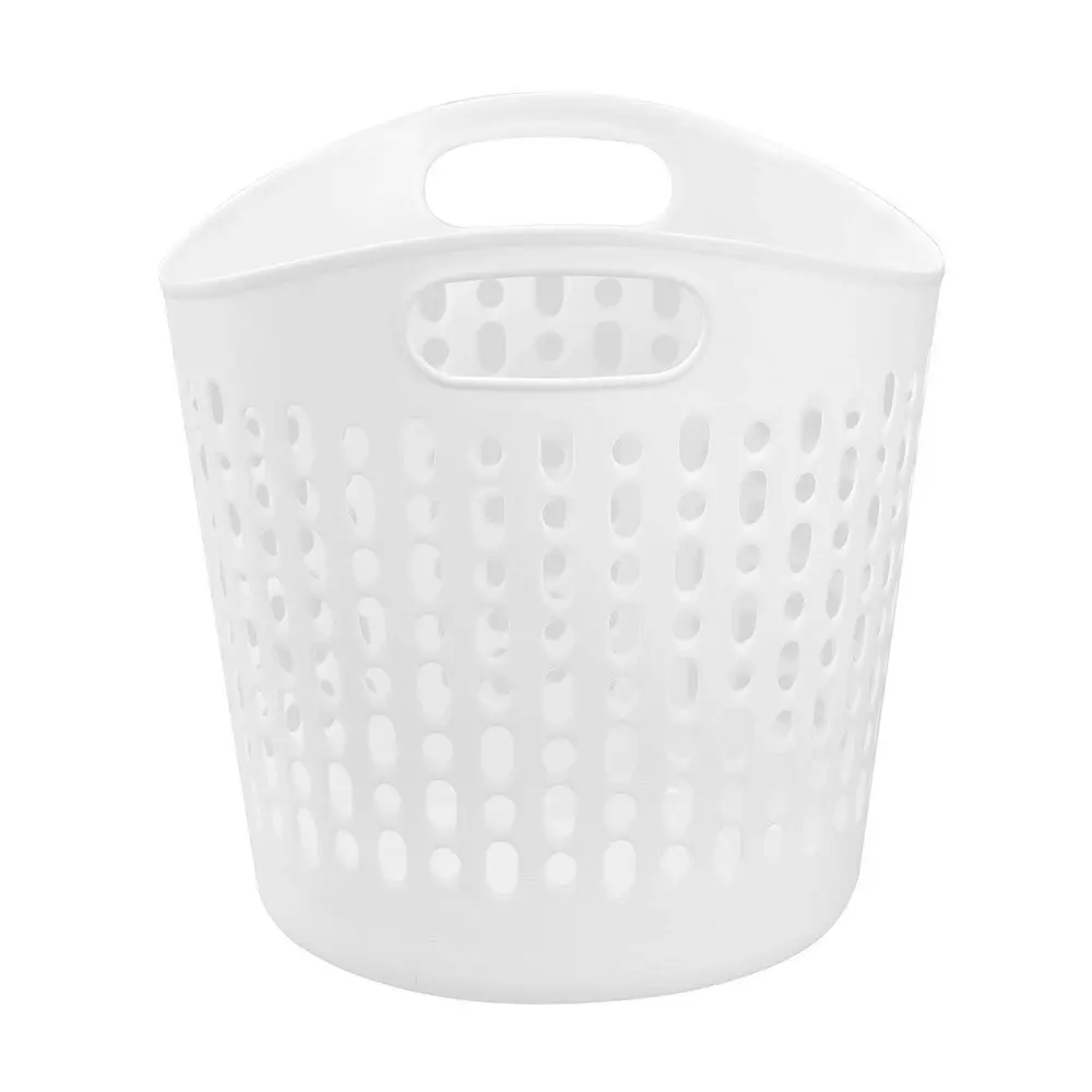 6x 2pc Boxsweden 55L Flexible Laundry Carry Basket Clothes Humper 43x46cm Asstd