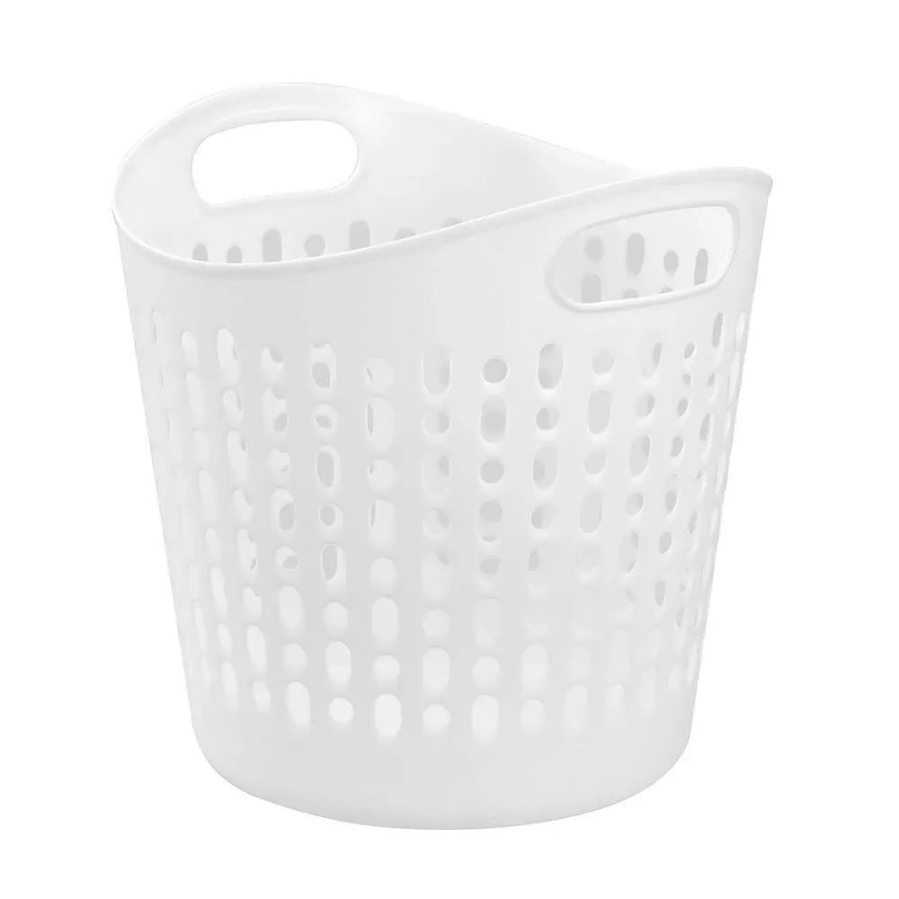 6x 2pc Boxsweden 55L Flexible Laundry Carry Basket Clothes Humper 43x46cm Asstd