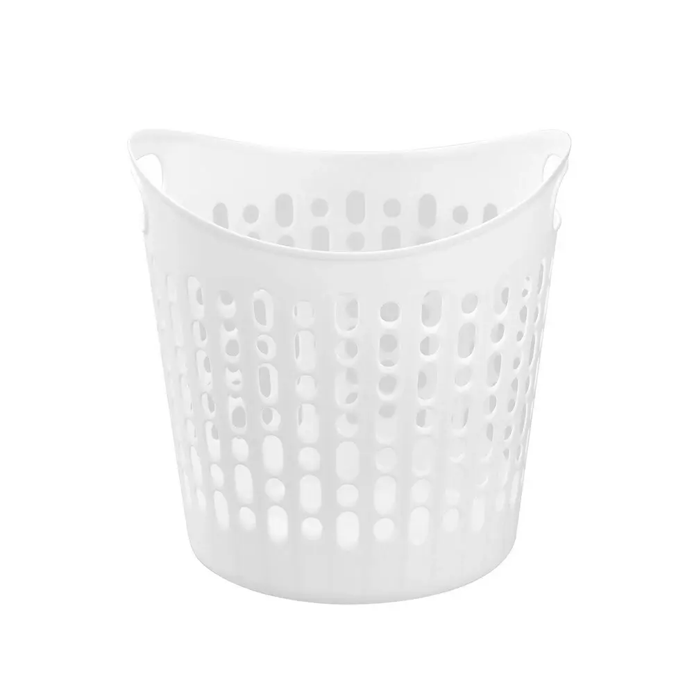 6x 2pc Boxsweden 32L Flexible Laundry Carry Basket Clothes Humper 40x40cm Asstd