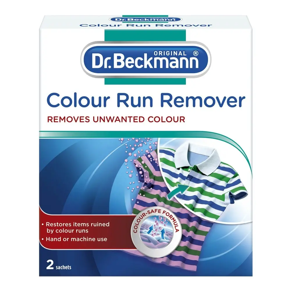 4x Dr Beckmann Colour Run Remover Clothes Garments/Fabric Restorer Colour-Safe