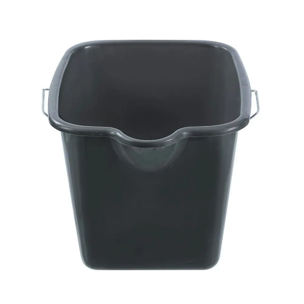 6x Boxsweden Eco Recycled Rectangle Cleaning Bucket w/ Handle 9L Assorted