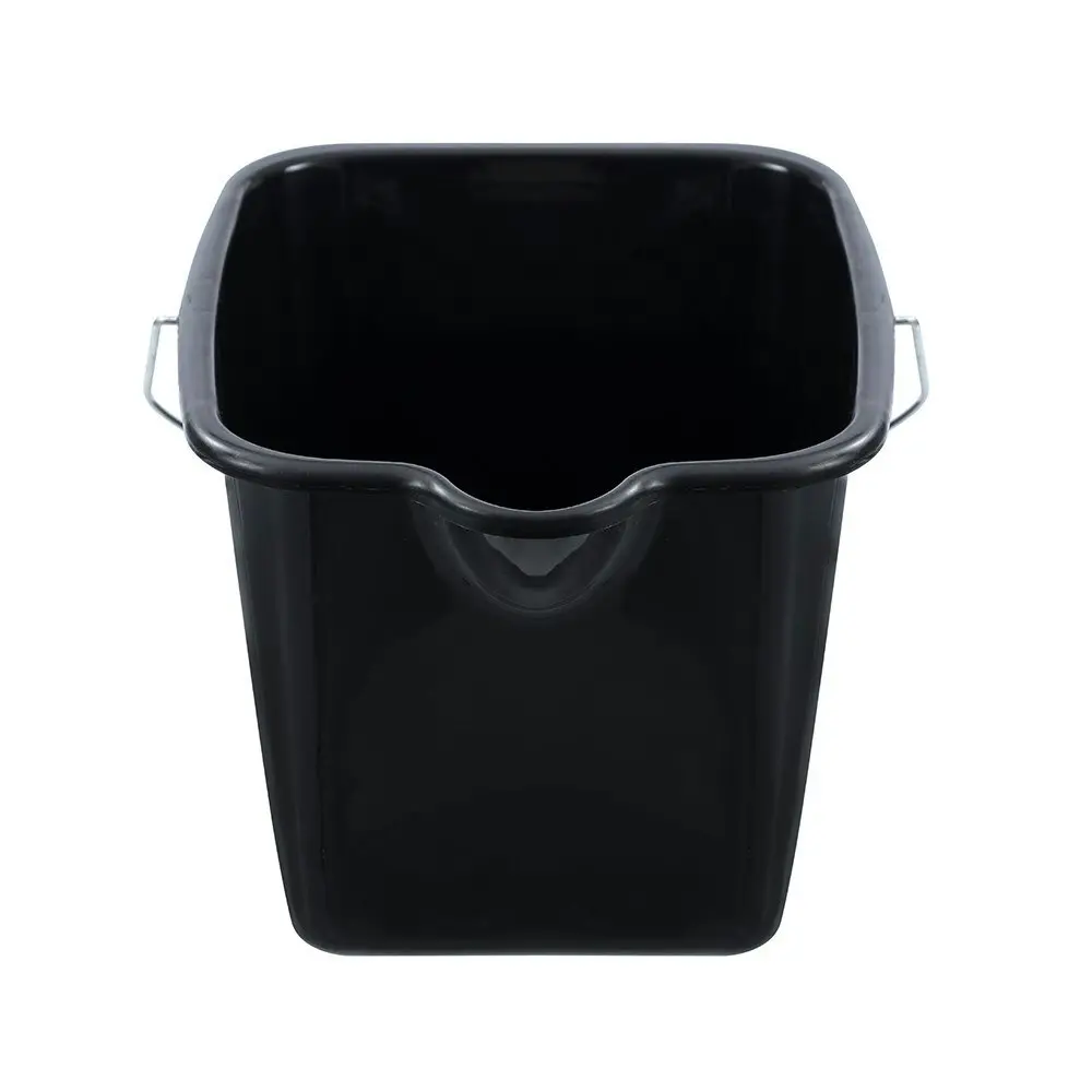 6x Boxsweden Eco Recycled Rectangle Cleaning Bucket w/ Handle 9L Assorted