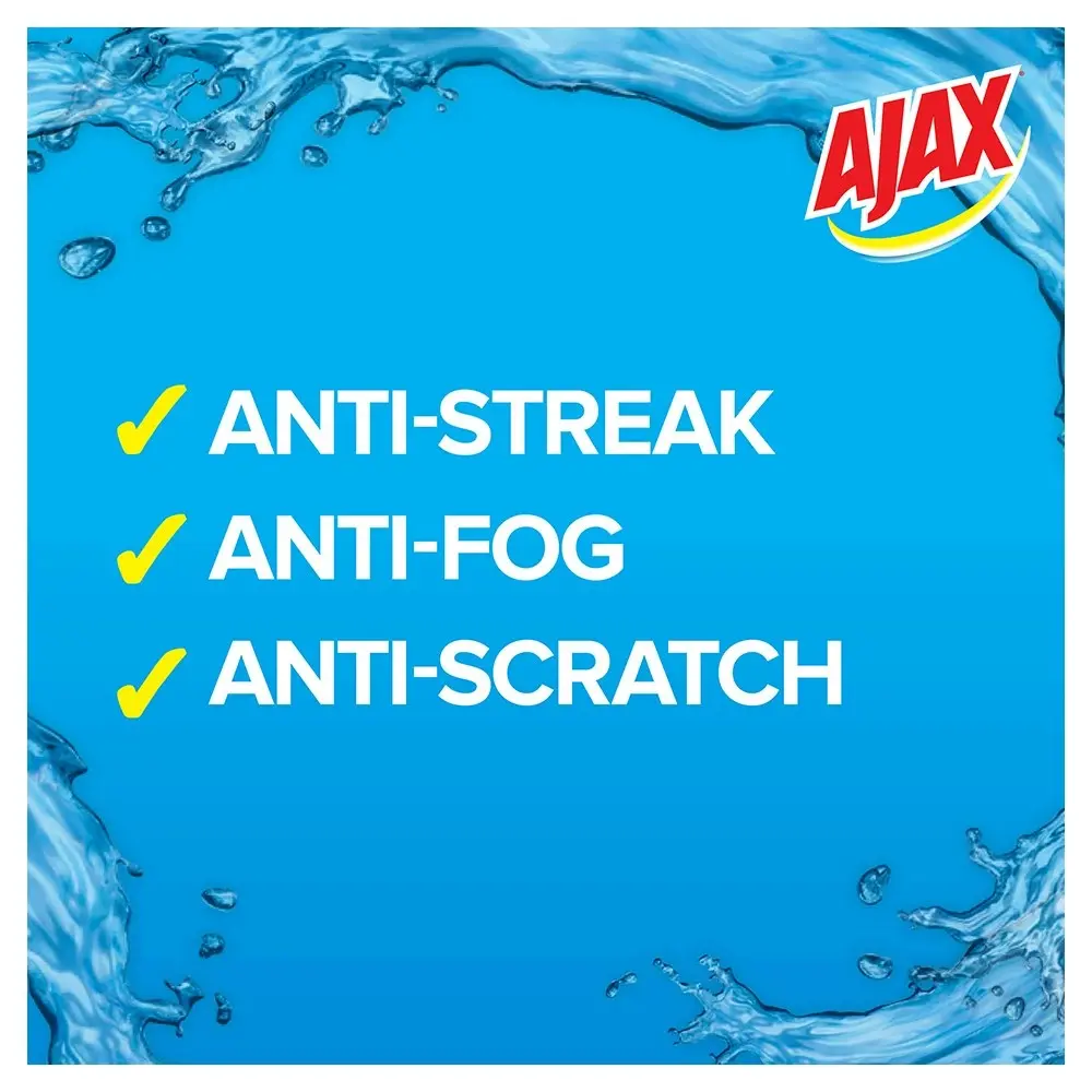 4x Ajax Spray nWipe 500ml Streak Free Glass Shine Cleaner for Window/Door/Mirror