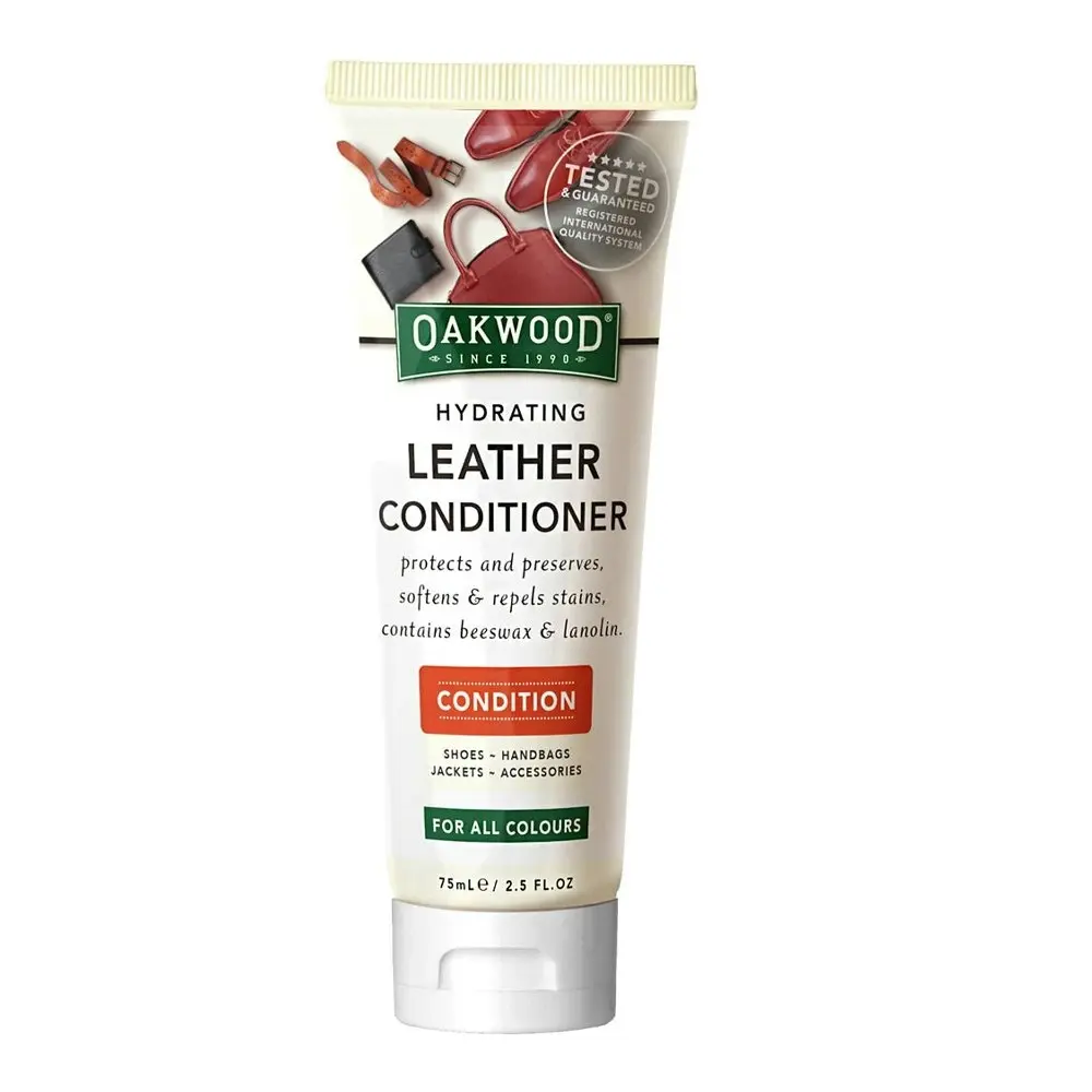 2x Oakwood 75ml Hydrating Leather Conditioner Shoes/Handbags Moisturising Cream