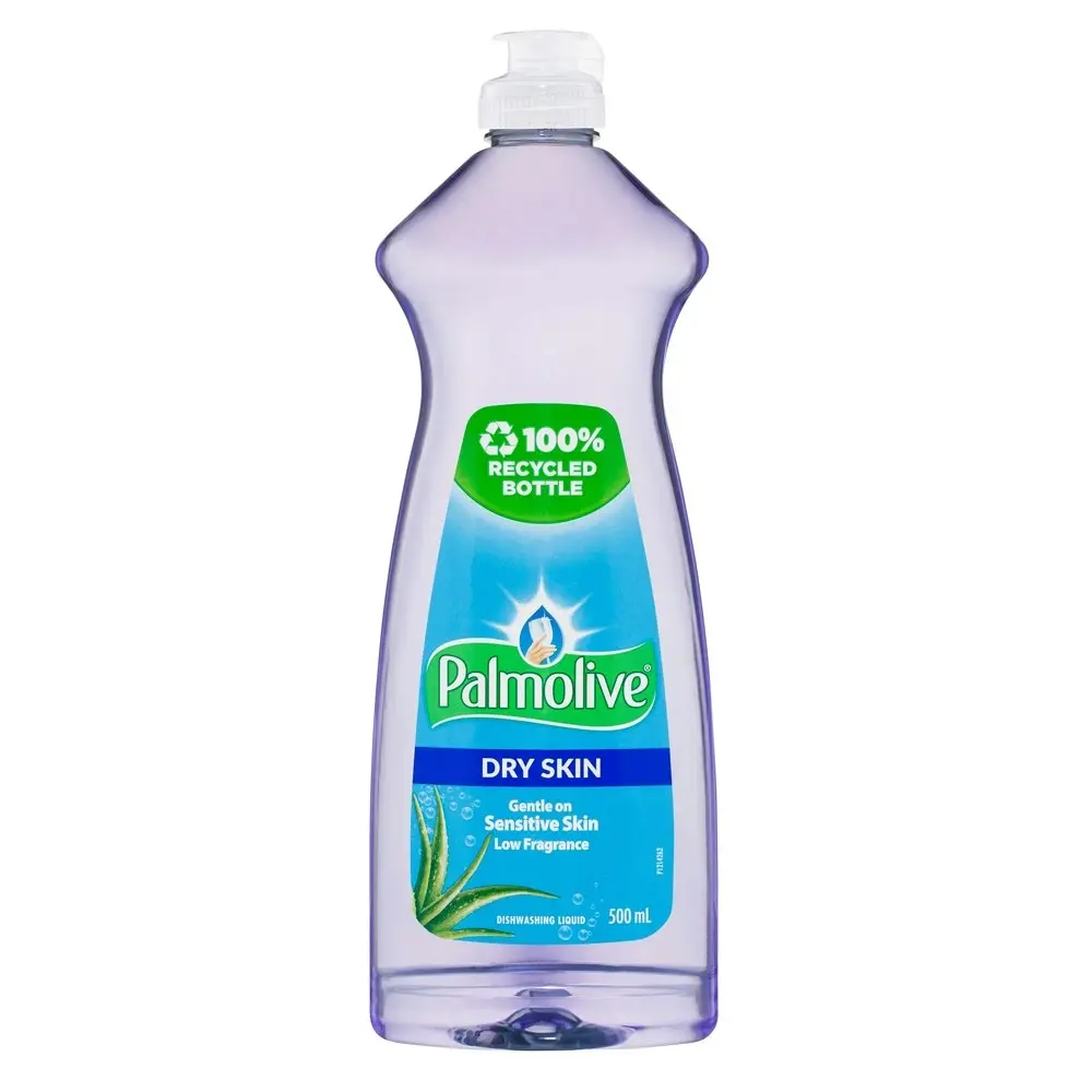 6x Palmolive 500ml Dishwashing Liquid Dry Skin Aloe Gentlle/Sensitive Skin