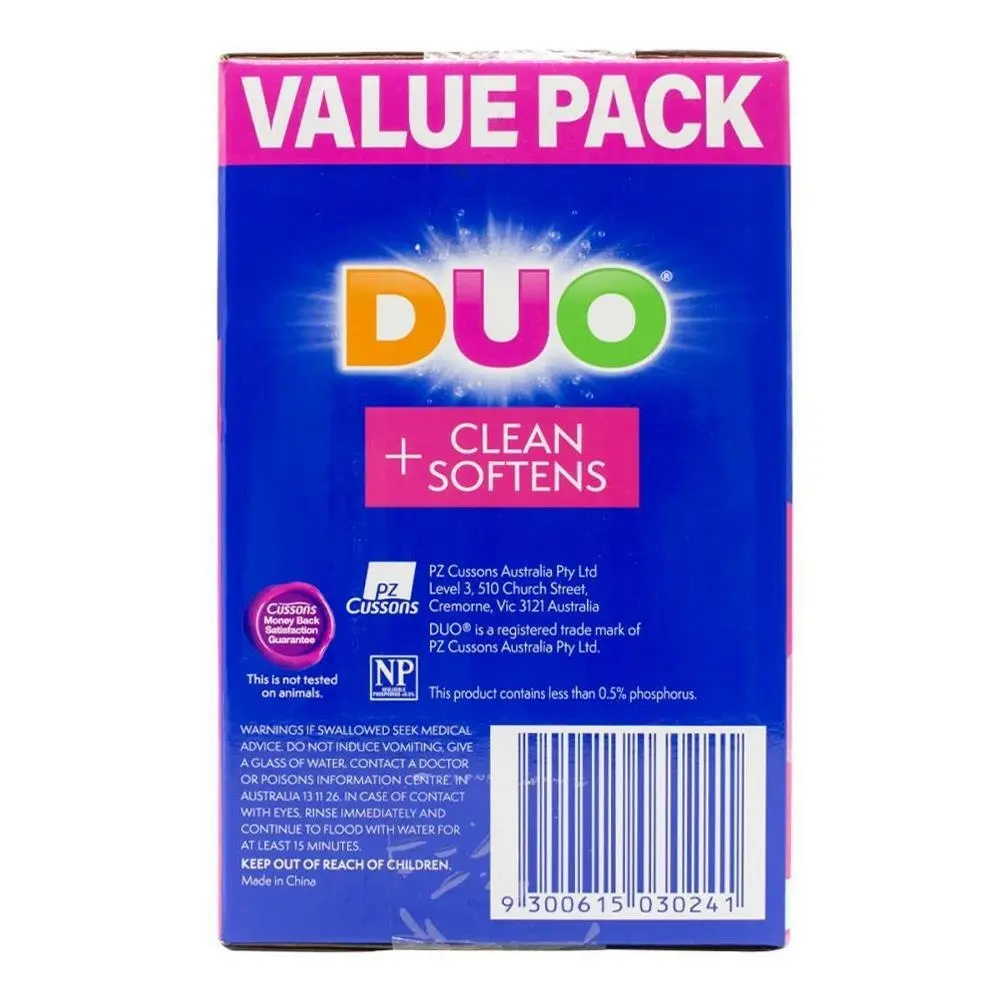 Duo Laundry Powder Wild Lily & Jasmine Cleans Soften Freshens Top Loader 5kg