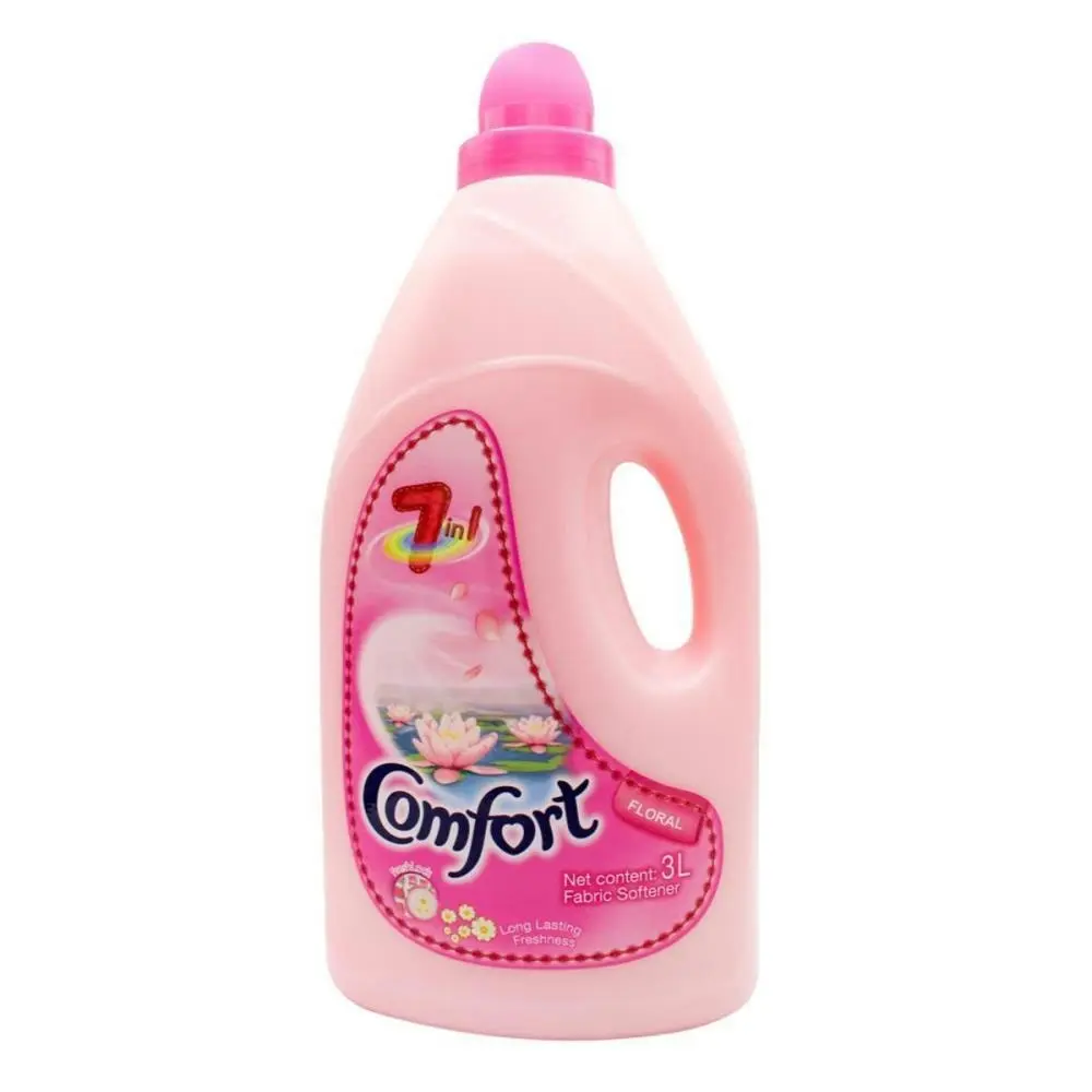 6x Comfort Fabric Softener Floral Fragrance Long Lasting Freshness Formula 3L