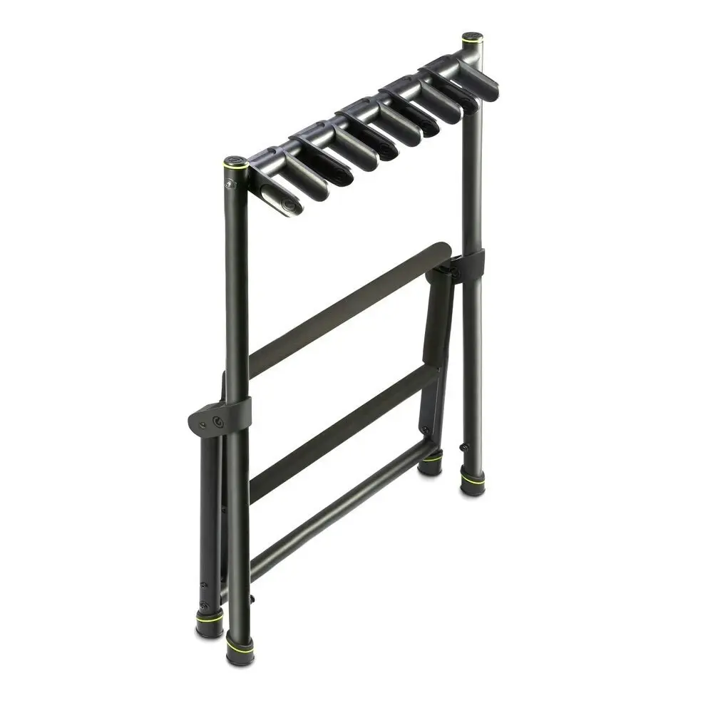 Gravity VARIG5 Multiple 5-Rack Stand Storage For Acoustic/Bass Guitar Black