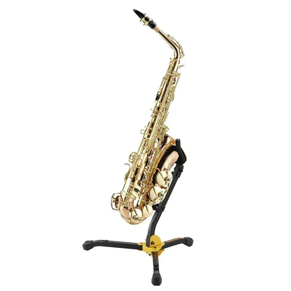 2PK Hercules Musical Instrument Stand/Holder for Alto/Tenor Saxophone w/ Bag BLK