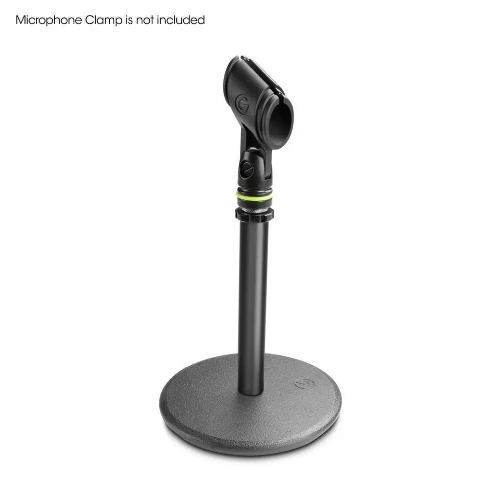 Gravity MST01B Tabletop 130mm Microphone Steel Base Stand/Mount Holder Black