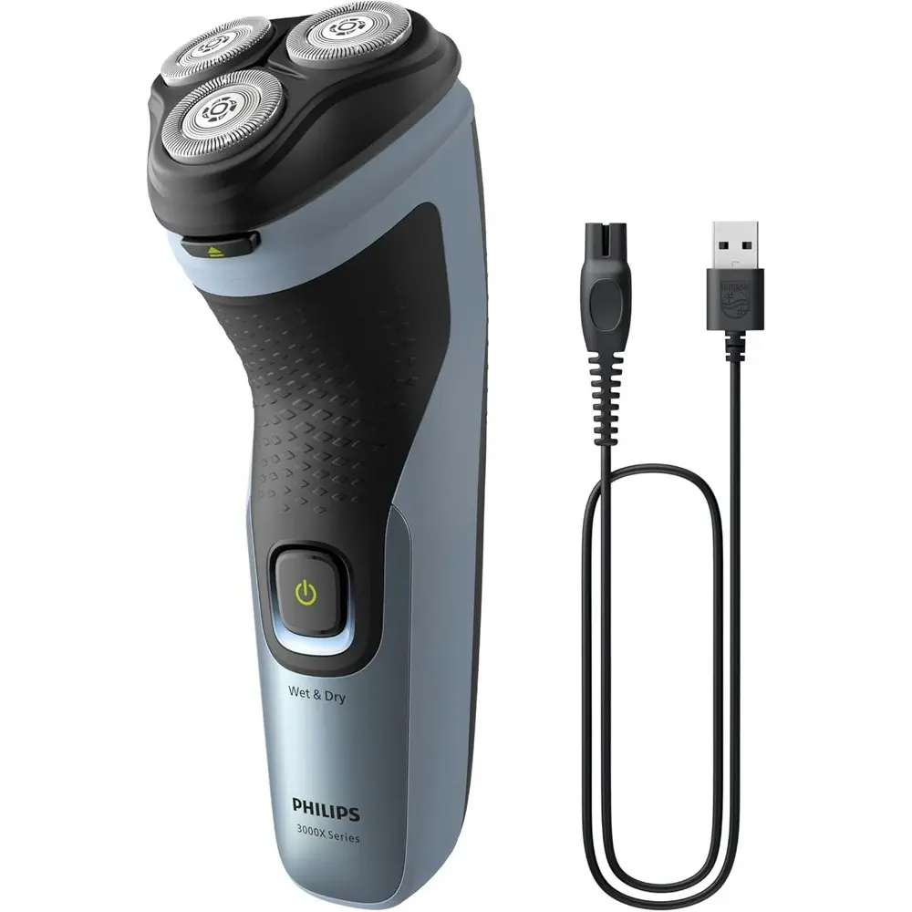 Philips X3063/00 Wet & Dry Shaver Beard Trimmer Razor 4D Flex Heads Series 3000