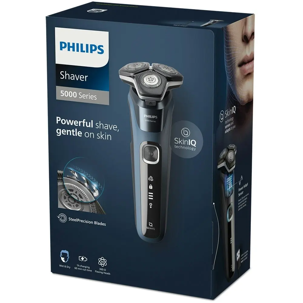 Philips S5880/20 Wet & Dry Electric Shaver Trimmer Razor Series 5000 SkinIQ