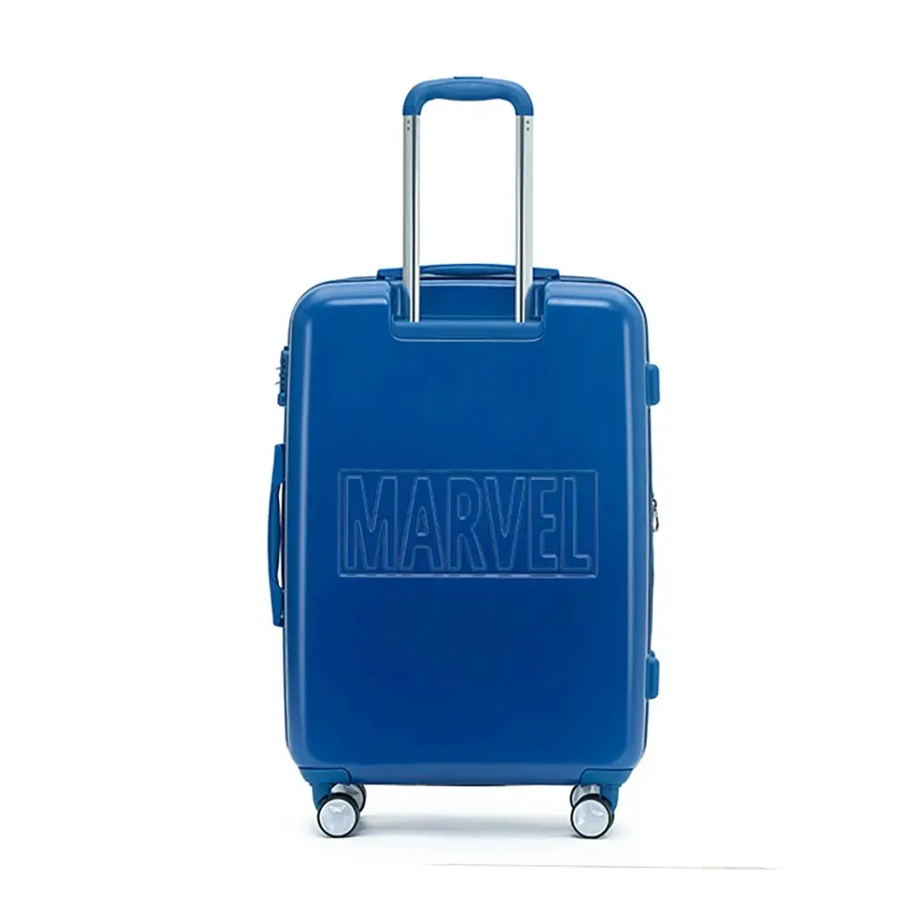 2pc Marvel Spiderman Pc 24"/28" Checked Trolley Luggage Travel Suitcase M/L