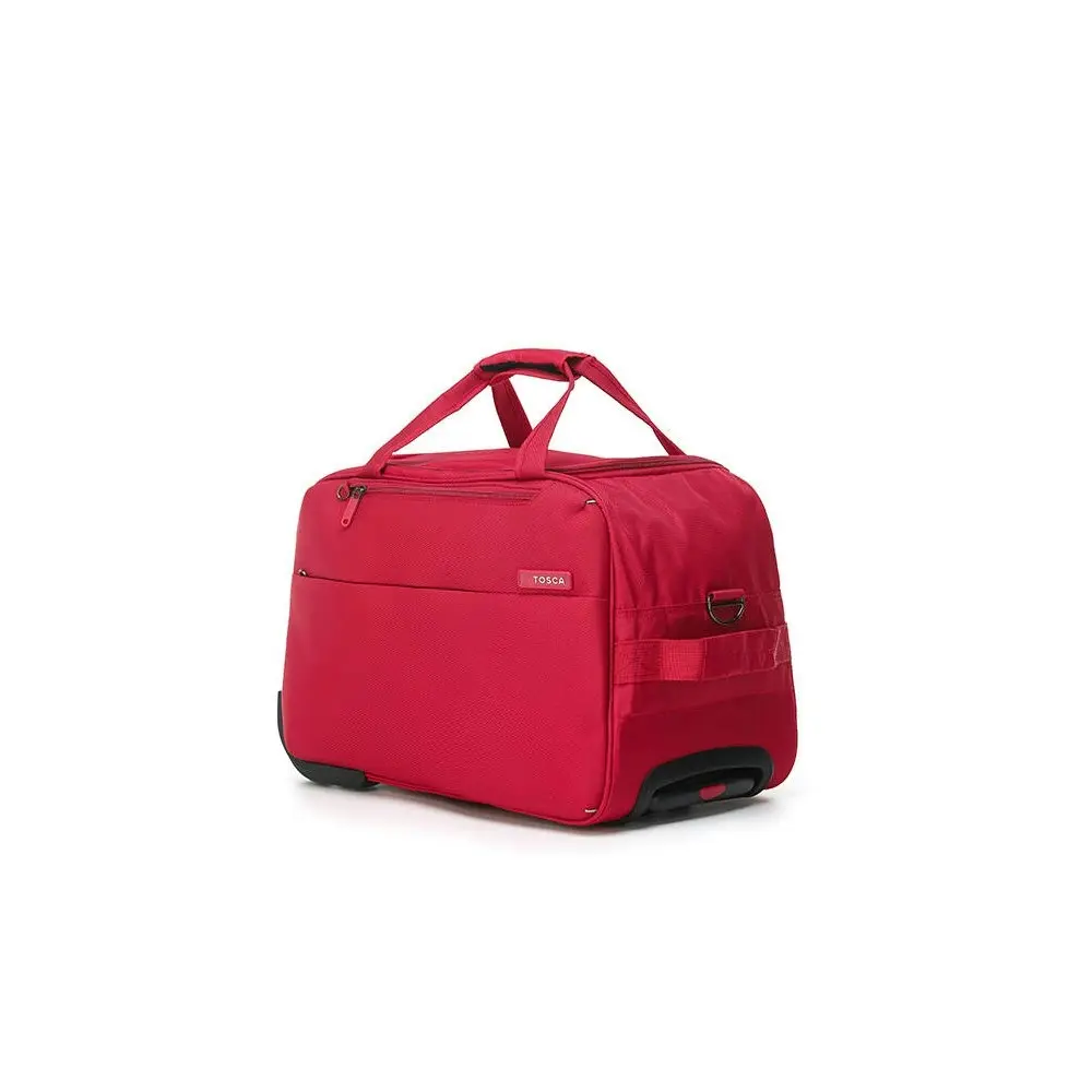 Tosca So-Lite 50cm/45L Cabin Travel Trolley Carry On Duffle Bag w/Wheels Red