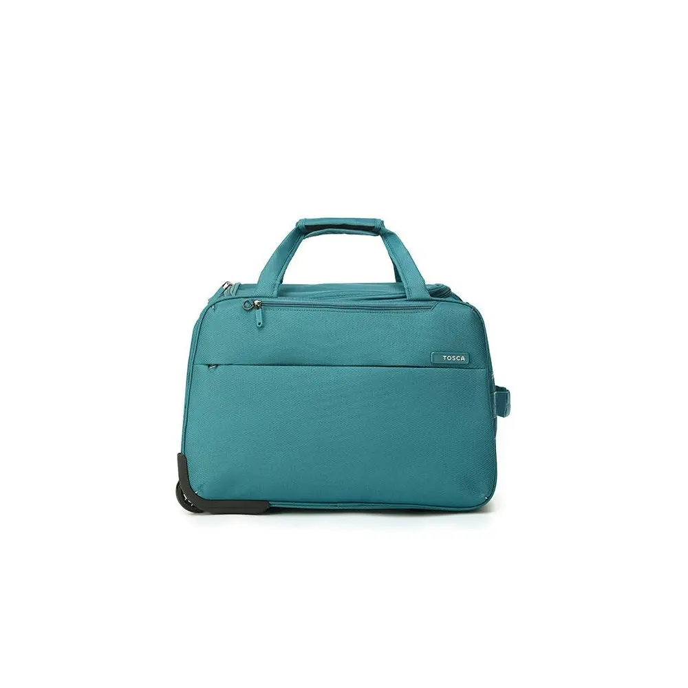 Tosca So-Lite 50cm/45L Cabin Travel Trolley Carry On Wheeled Duffle Bag Teal